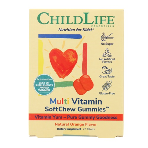 Childlife Natural Orange Flavor Multi Vitamin SoftMelts