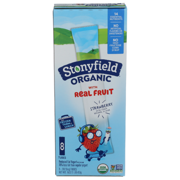 Stonyfield Organic Yokids Strawberry Yogurt