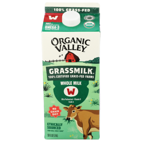 Organic Valley Organic Ultra Pasteurized Whole Grassmilk With Vitamin D