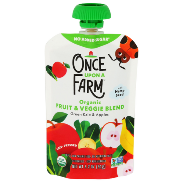 Once Upon A Farm Organic Green Kale & Apple Veggie Blend