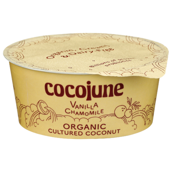 Cocojune Organic Vanilla Chamomile Cultured Coconut Yogurt