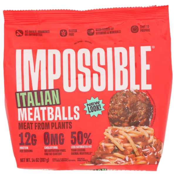 Impossible Italian Meatballs Made From Plants
