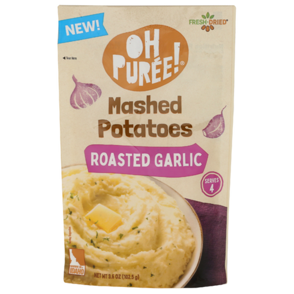 Oh Puree! Roasted Garlic Mashed Potatoes