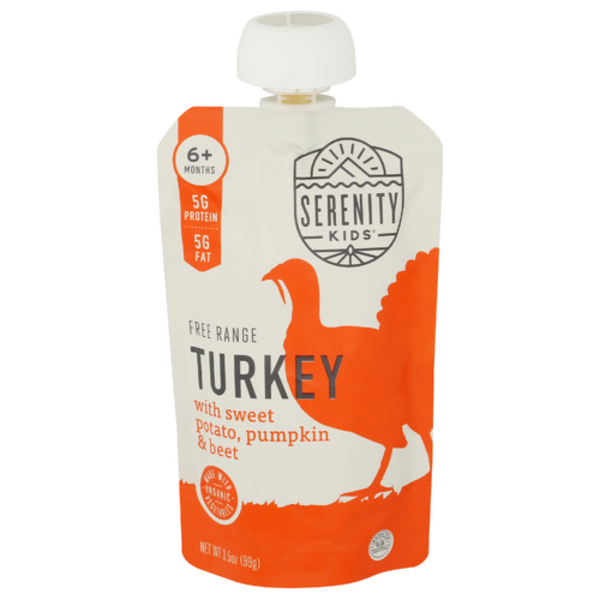 Serenity Kids Free Range Turkey with Organic Sweet Potato, Pumpkin, & Beet