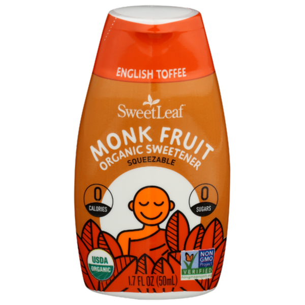 Sweetleaf Organic English Toffee Monk Fruit Sweetener