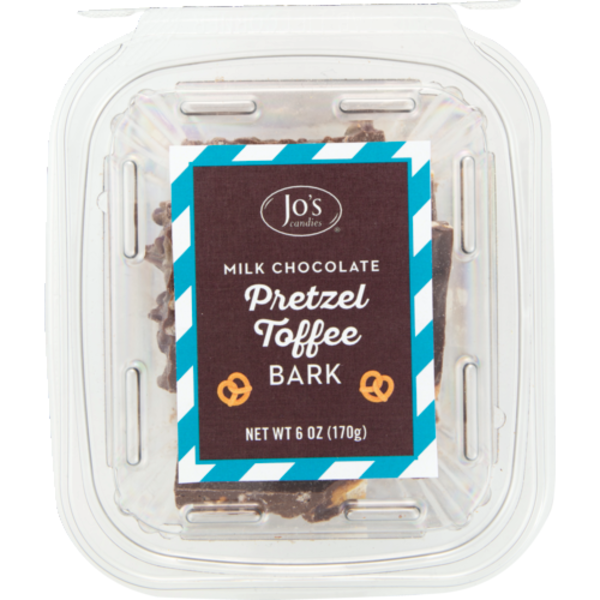 Jo's Candies Pretzel Toffee Milk Chocolate Bark