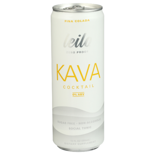 Leilo Pina Colada Non-Alcoholic Kava Cocktail Social Tonic