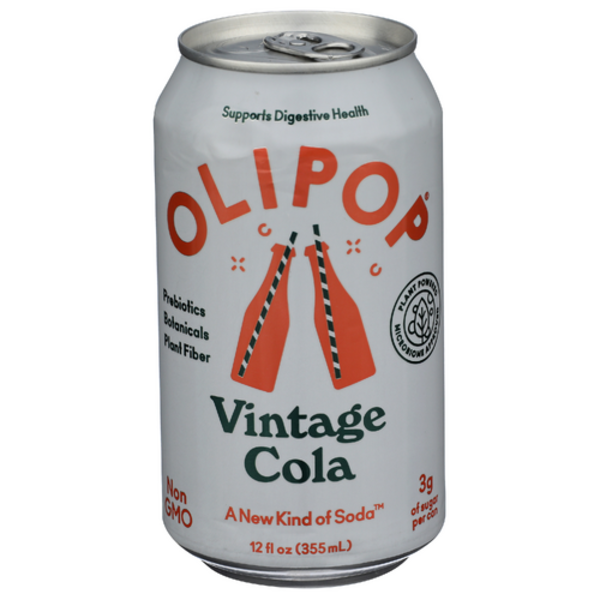 Olipop Vintage Cola Prebiotic Sparkling Tonic