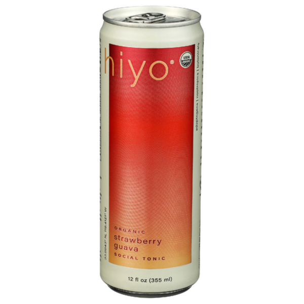 Hiyo Organic Strawberry Guava Functional Seltzer Single