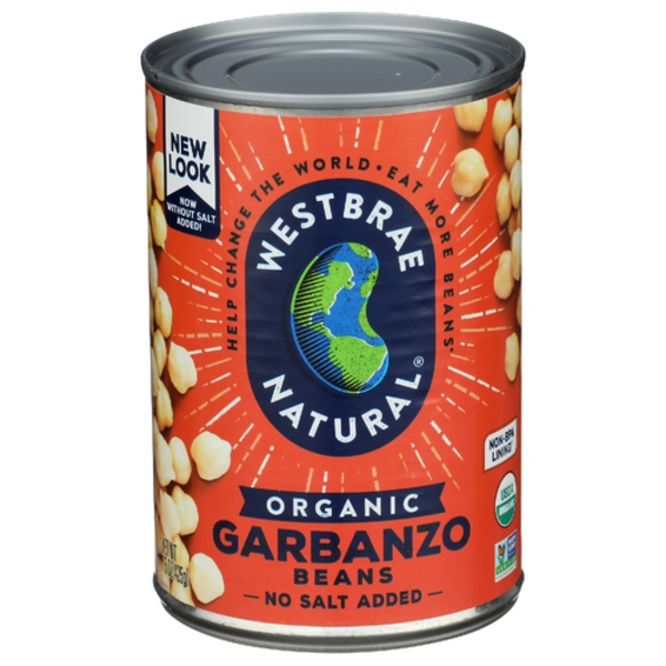 Westbrae Organic No Salt Added Garbanzo Beans