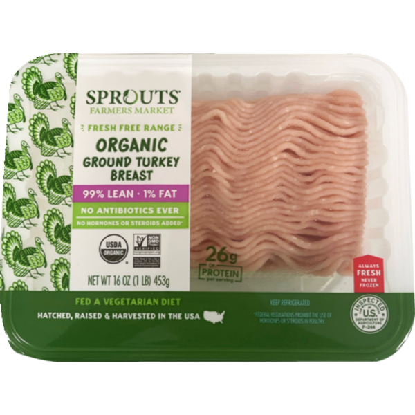 Sprouts Organic 99% Lean Ground Turkey Breast