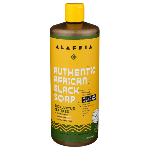 Alaffia Eucalyptus Tea Tree African Black Soap
