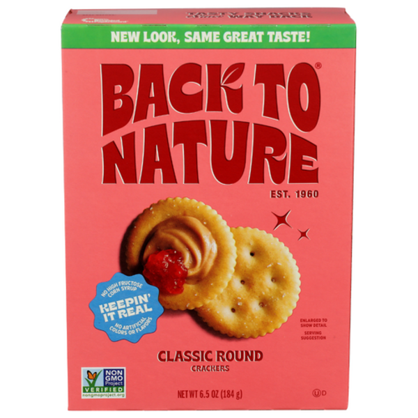 Back To Nature Classic Round Crackers