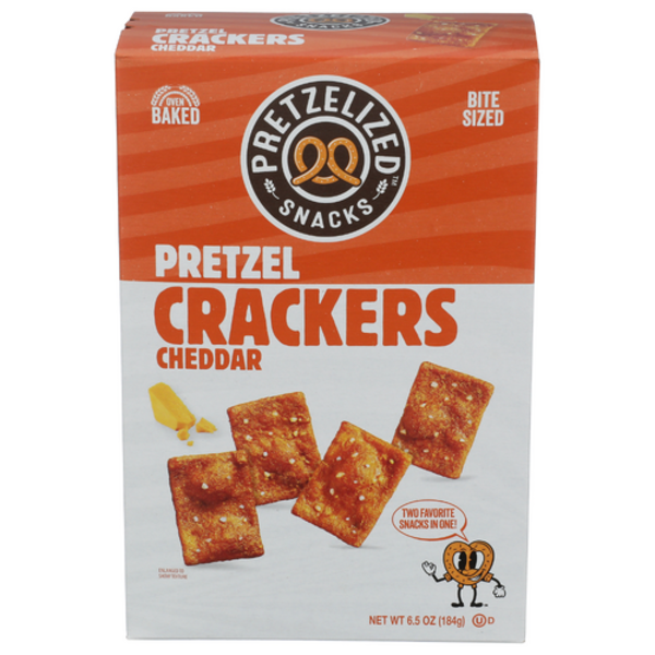 Pretzelized Cheddar Pretzel Crackers