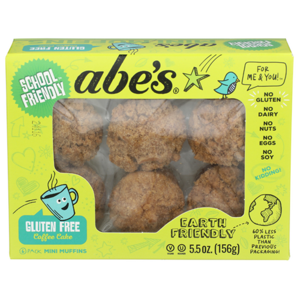 Abes Coffee Cake Muffins 6 Pack