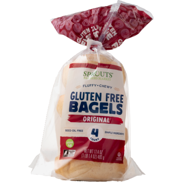 Sprouts Original Gluten Free Bagels 4 Count