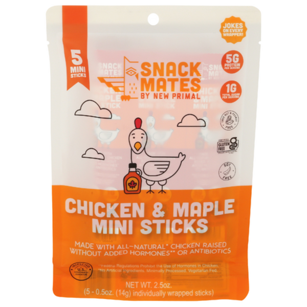 The New Primal Chicken & Maple Snack Mate Kids Chicken Sticks