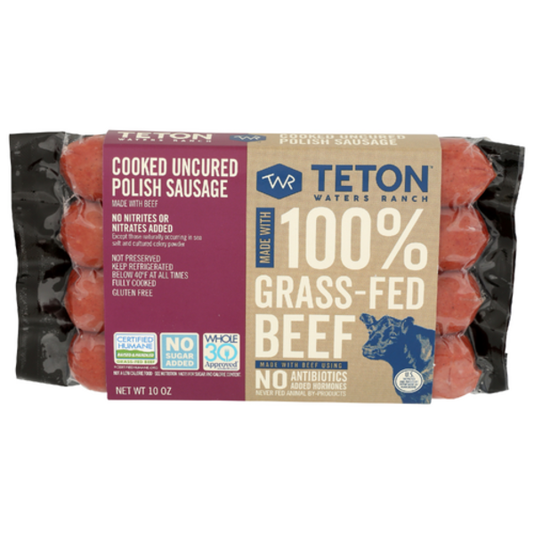 Teton Waters Ranch Uncured Polish Beef Sausage