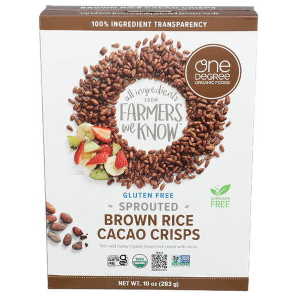 One Degree Organic Cacao Brown Rice Crisps