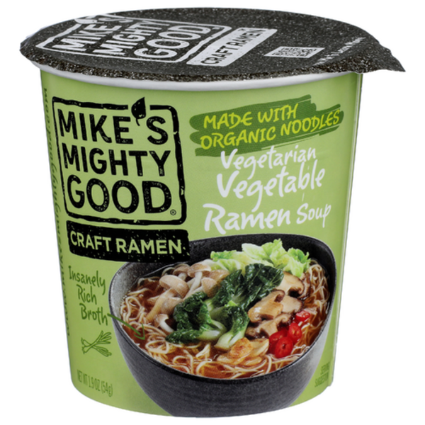 Mike's Mighty Good Vegetarian Vegetable Ramen Soup Cup