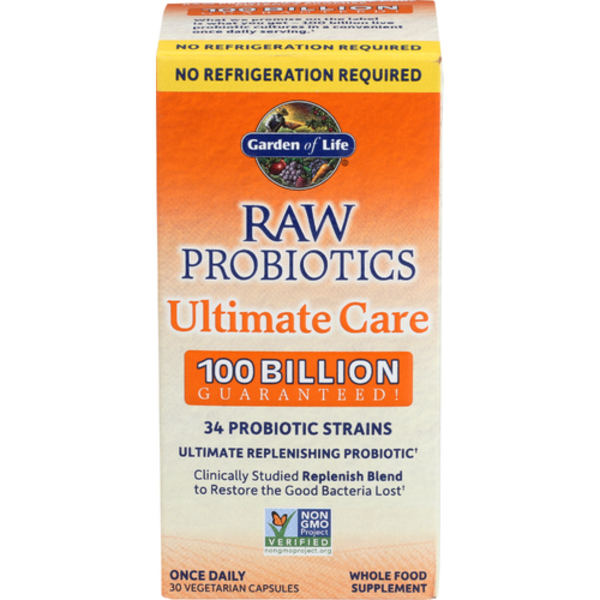 Garden Of Life 100 Billion Ultimate Care Raw Probiotics