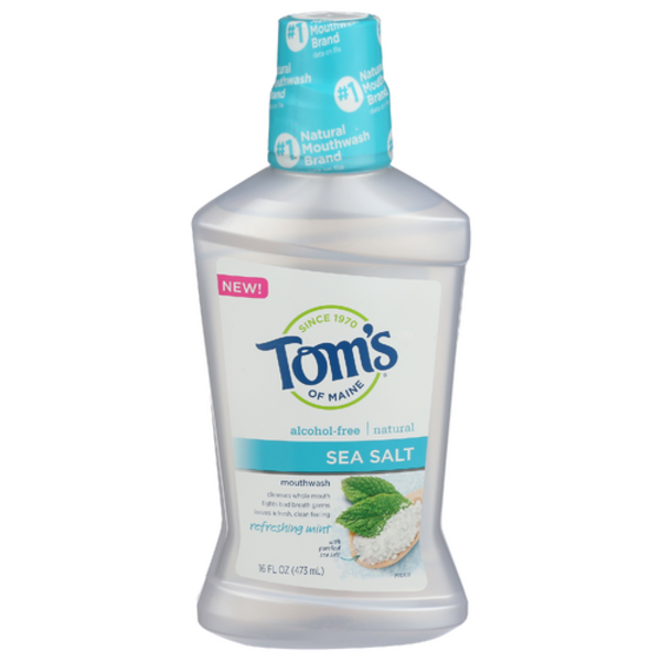Tom's Of Maine Refreshing Mint Sea Salt Mouthwash