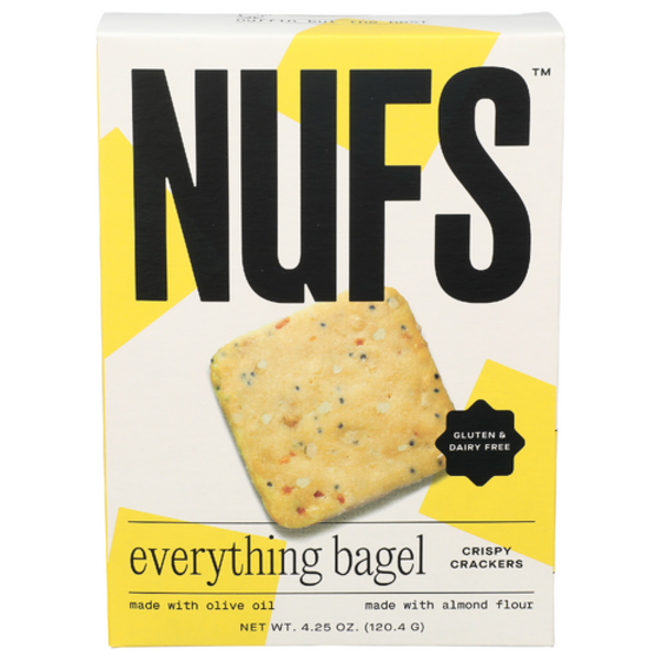 Nufs Superfood Everything Bagel Crackers