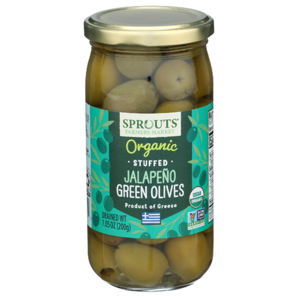 Sprouts Organic Jalapeno Stuffed Green Olives