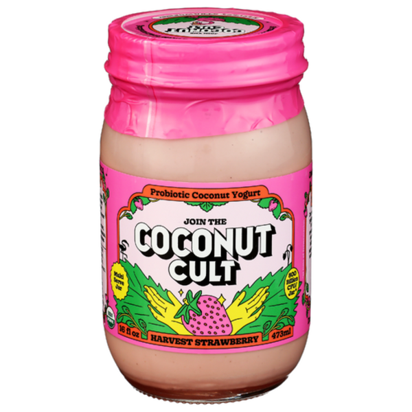 Coconut Cult Organic Harvest Strawberry Probiotic Coconut Yogurt