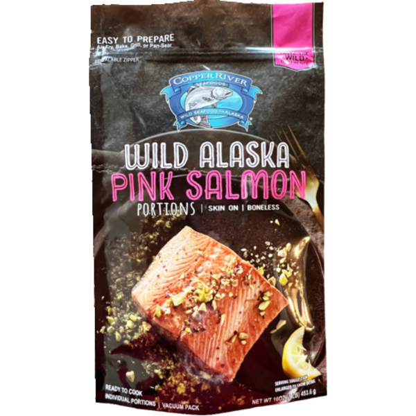 Copper River Wild Alaska Pink Salmon Portions