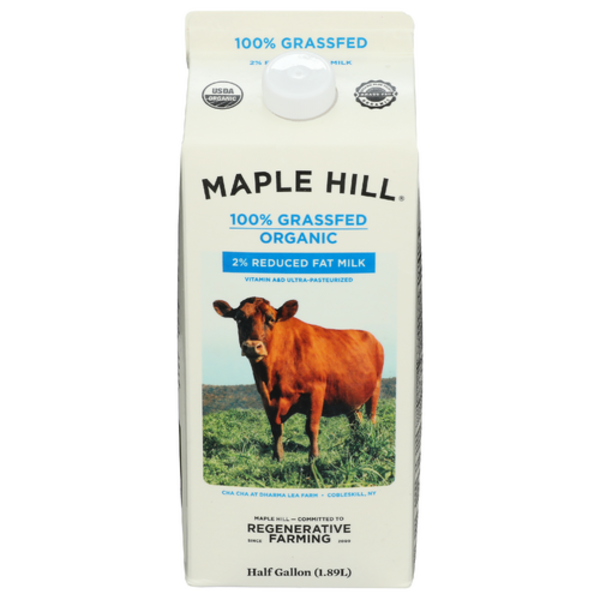 Maple Hill Creamery Organic 2% Grass-Fed Milk
