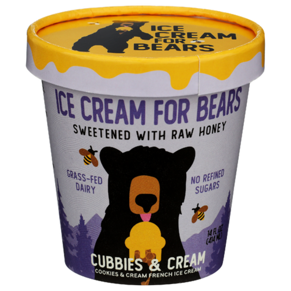 Ice Cream For Bears Cubbies & Cream French Ice Cream