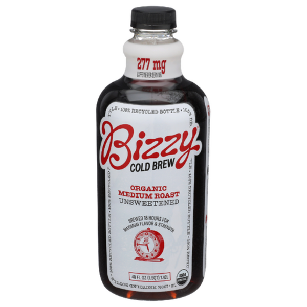 Bizzy Coffee Organic Medium Roast Unsweetened Cold Brew Coffee