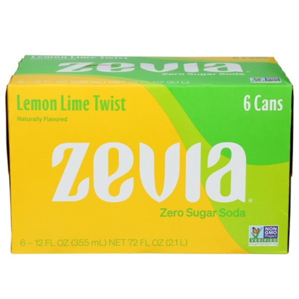 Zevia Lemon Lime Twist 6 Pack