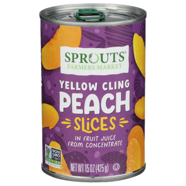 Sprouts Yellow Cling Peach Slices