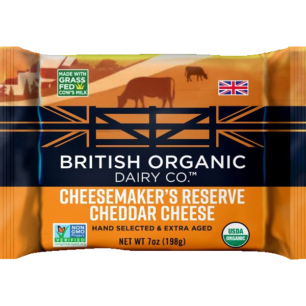 British Organic Dairy Co. Organic Cheesemaker's Reserve Cheddar Cheese