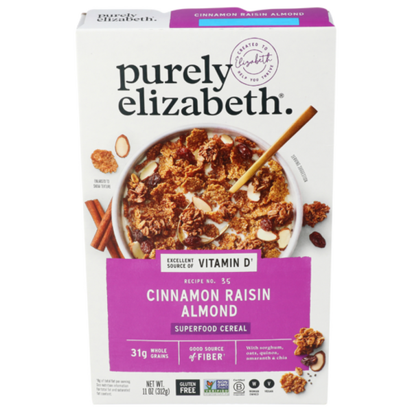 Purely Elizabeth Cinnamon Raisin Almond Superfood Cereal