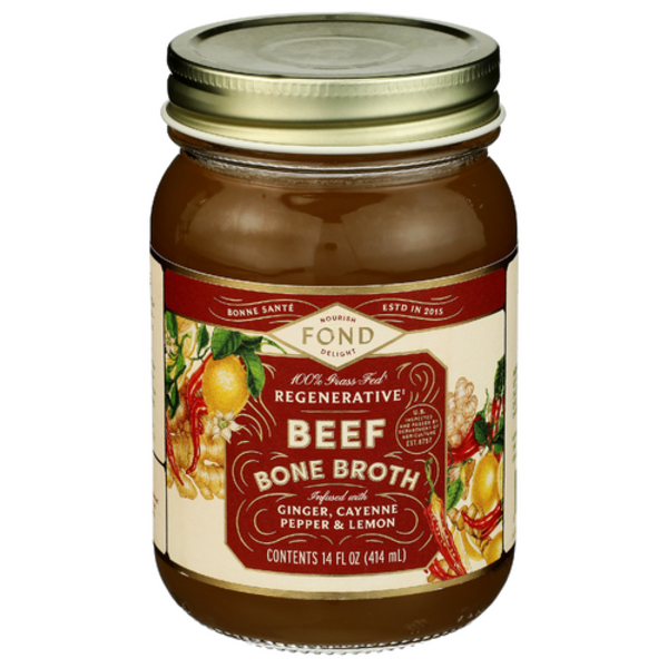 Fond Bone Broth Ginger Beef Bone Broth