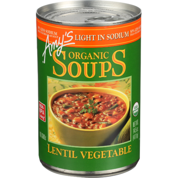 Amy's Low Sodium Organic Lentil Vegetable Soup