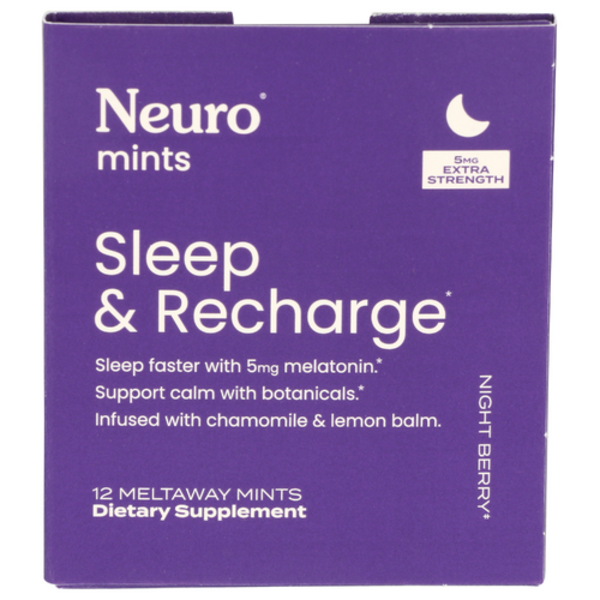 Neuro Mints Night Berry Extra Strenght Sleep & Recharge Meltaway Mints