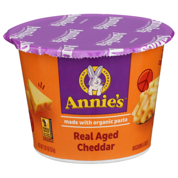 Annie's Homegrown Real Aged Cheddar Macaroni & Cheese Cup