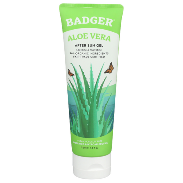 Badger Balm Unscented Aloe Vera Gel