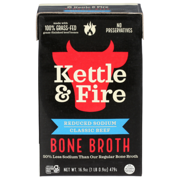 Kettle & Fire Reduced Sodium Beef Bone Broth