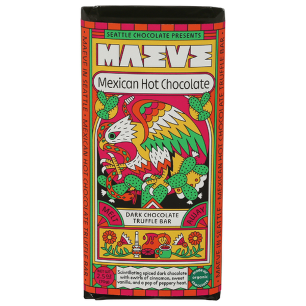 Maeve By Seattle Chocolate Mexican Hot Chocolate Dark Chocolate Truffle Bar
