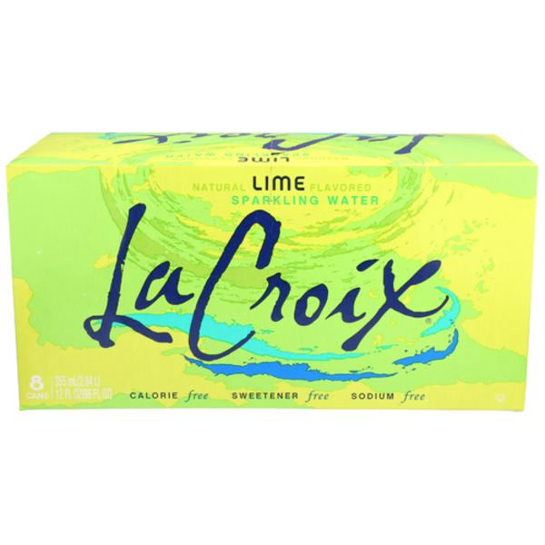 La Croix Lime Sparkling Water 8 Pack