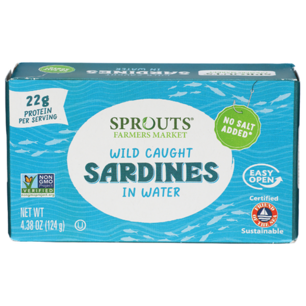 Sprouts No Salt Added Sardines In Water
