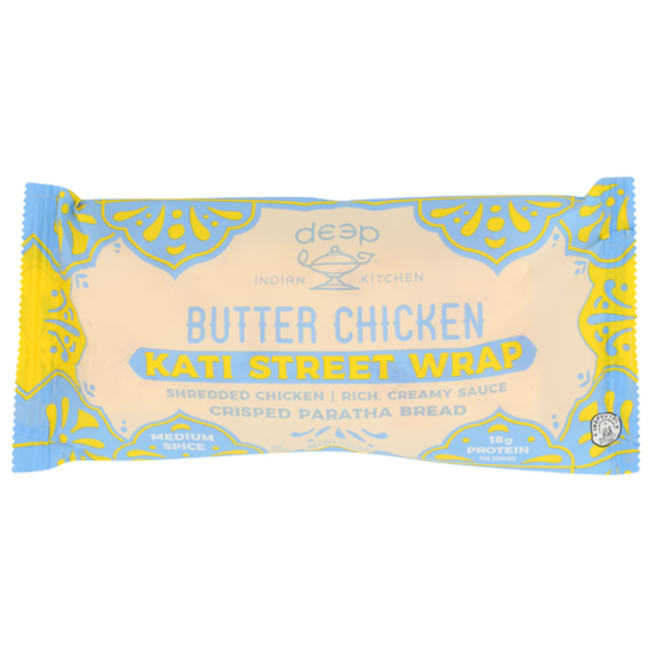 Deep Indian Kitchen Butter Chicken Kati Street Wrap