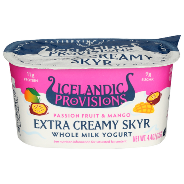Icelandic Provisions Passion Fruit & Mango Extra Creamy Skyr Yogurt