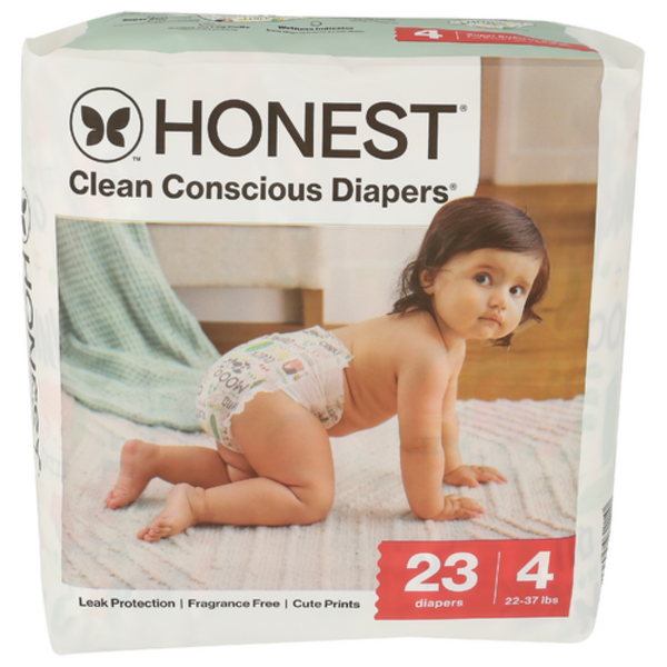 The Honest Company Size 4 Tie Dye Clean Concious Diapers