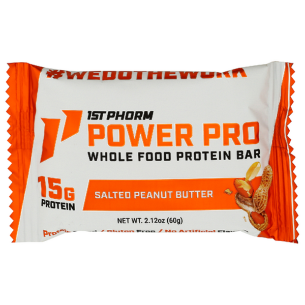 1st Phorm Salted Peanut Butter Whole Food Protein Bar